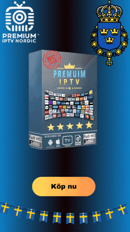 Premium IPTV Nordic abonnemang